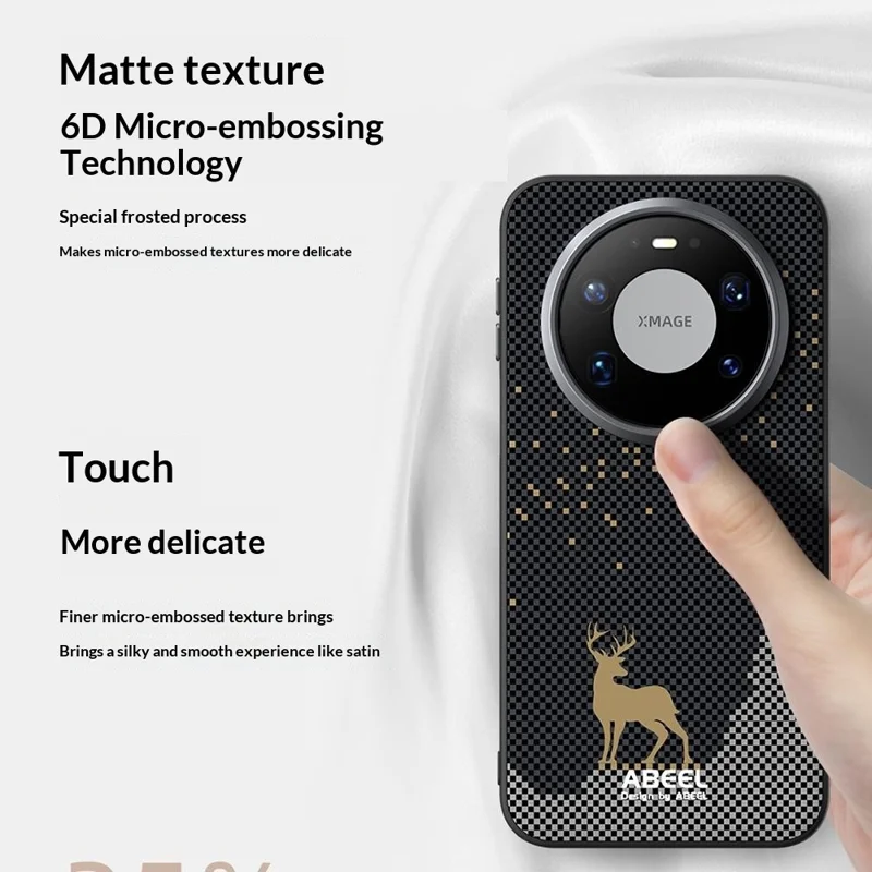 ABEEL لجهاز Huawei Mate 80 Pro Max غطاء مغناطيسي رفيع للغاية من مادة PC وTPU، غطاء خلفي للهاتف - سور الصين العظيم