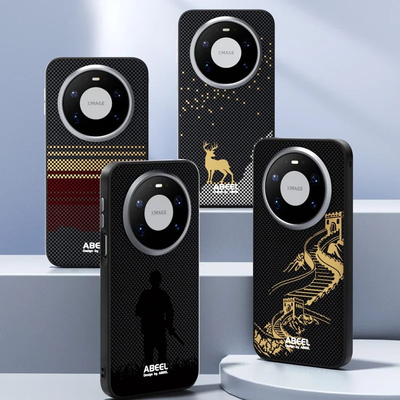 ABEEL لجهاز Huawei Mate 80 Pro Max غطاء مغناطيسي رفيع للغاية من مادة PC وTPU، غطاء خلفي للهاتف - سور الصين العظيم