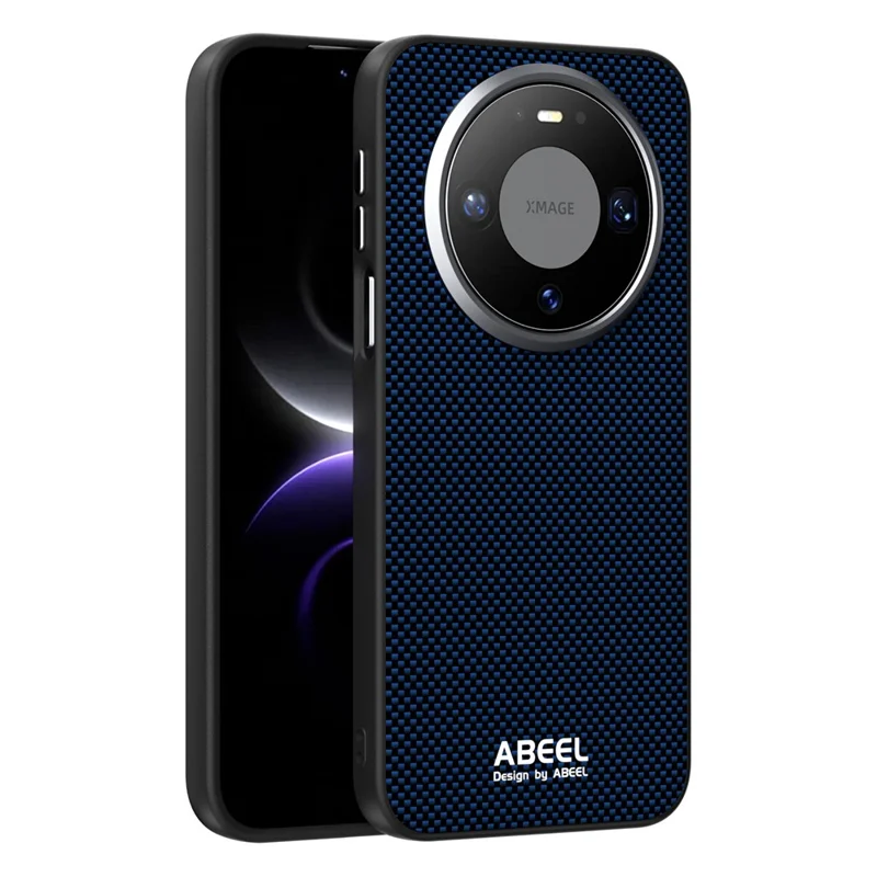 ABEEL etui magnetyczne do Huawei Mate 80 Pro, wydrukowane etui z tworzywa PC, TPU, aluminium i skóry, kolor czarny