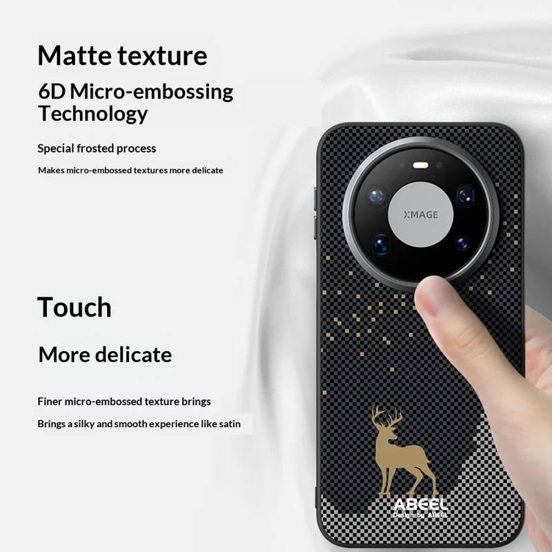 ABEEL Etui magnetyczne do Huawei Mate 80 Pro, ultra cienkie pokrowiec z tworzywa PC i TPU – Wielki Mur