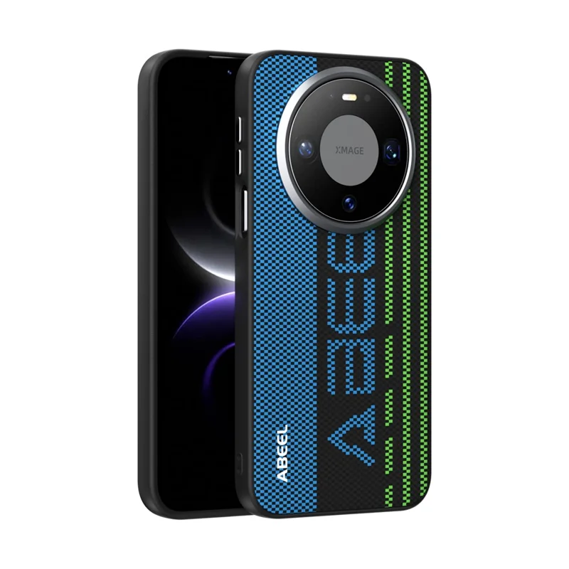 ABEEL etui magnetyczne do Huawei Mate 80 z nadrukiem, pokrywa telefonu z PC, TPU, aluminium i skóry - Wyjątkowe nr 1