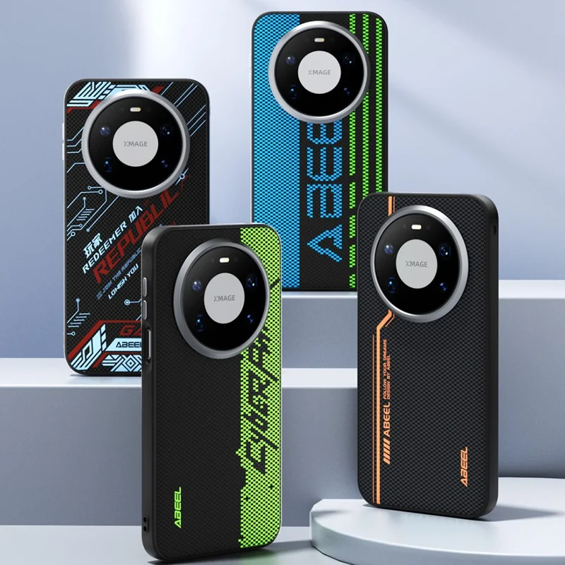 ABEEL etui magnetyczne do Huawei Mate 80 z nadrukiem, pokrywa telefonu z PC, TPU, aluminium i skóry - Wyjątkowe nr 1