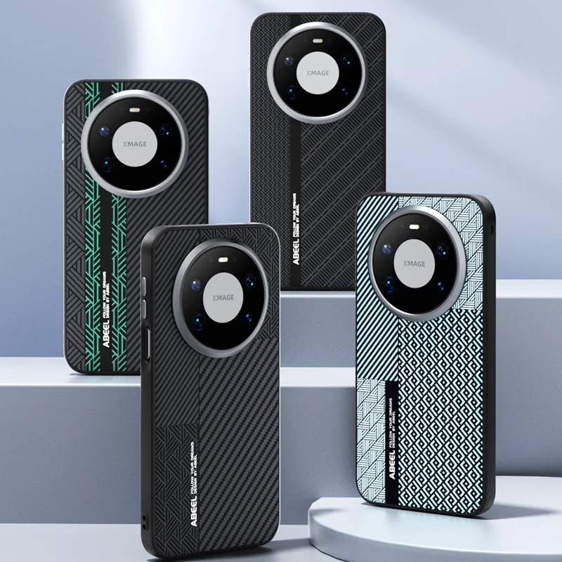 ABEEL Etui magnetyczne do Huawei Mate 80 PC + TPU + Aluminium + Skóra PU - Tekstura 3