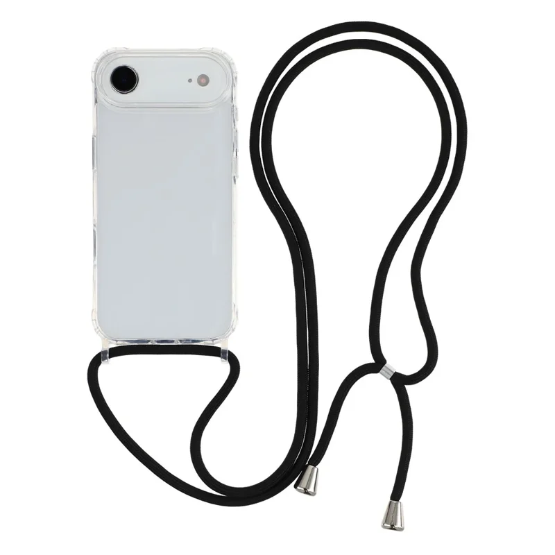 Für iPhone Air Case TPU+PC Umhängetauch Transparente Rückseite