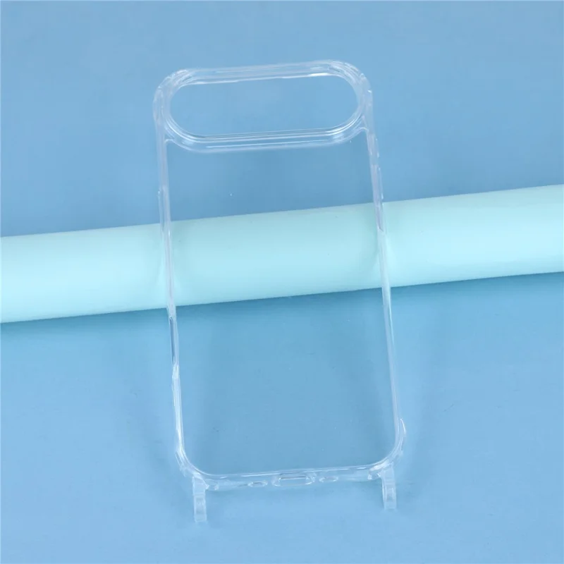Für iPhone Air Case TPU+PC Umhängetauch Transparente Rückseite