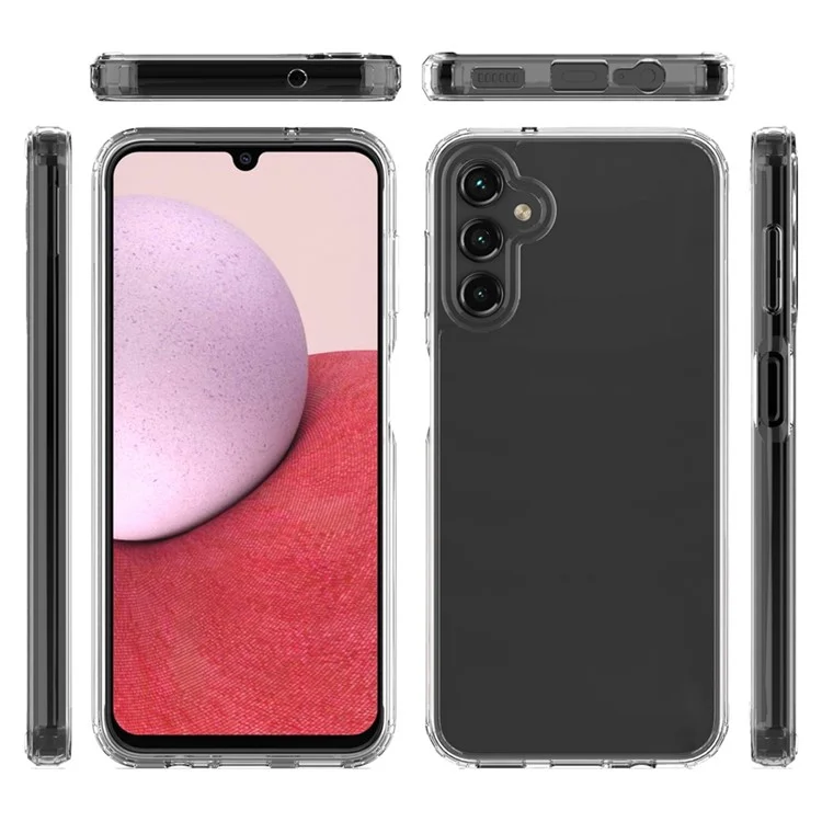 Für Samsung Galaxy A14 5G / A14 4G Hybrid Acrylic TPU Transparent Rückabdeckung Anti-Kratzer Stoßfestes Handyhülle