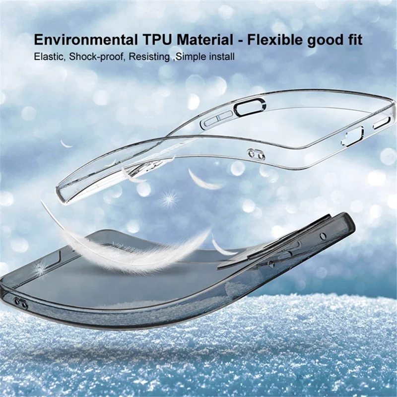 IMAK UX-5 Series for Google Pixel 7 5G Flexible TPU Phone Shell Super Clear Anti-dust Phone Case - Transparent