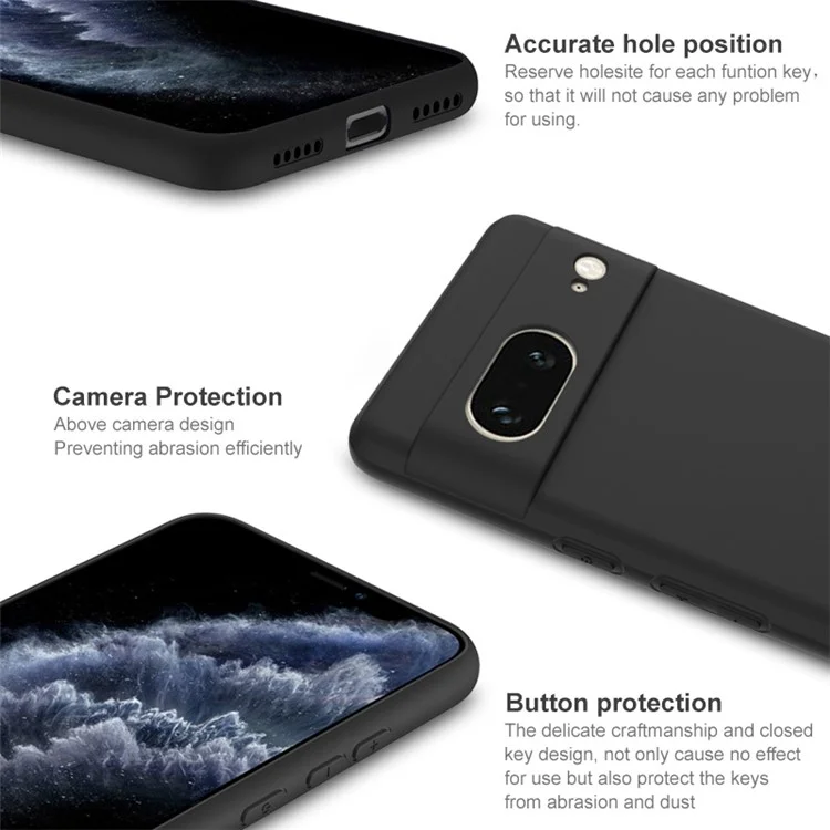 IMAK UC-3 Serie für Google Pixel 7 5G Matte TPU Handyhülle Fingerabdruckfrei Stoßfeste Schutzhülle
