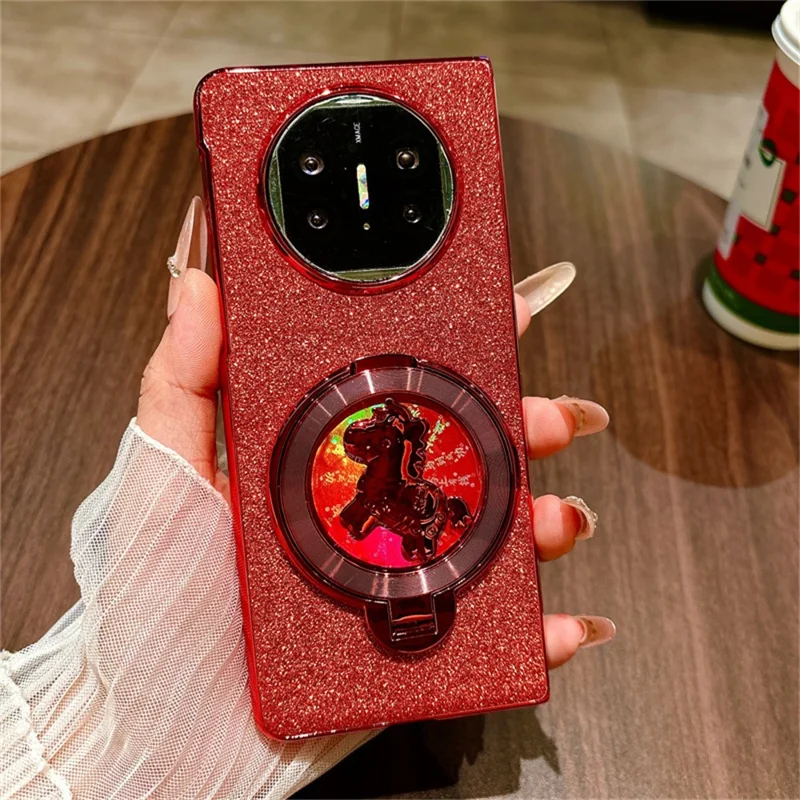 For Huawei Mate X5 Case Carousel Style Rotating Kickstand Hard PC Phone Cover