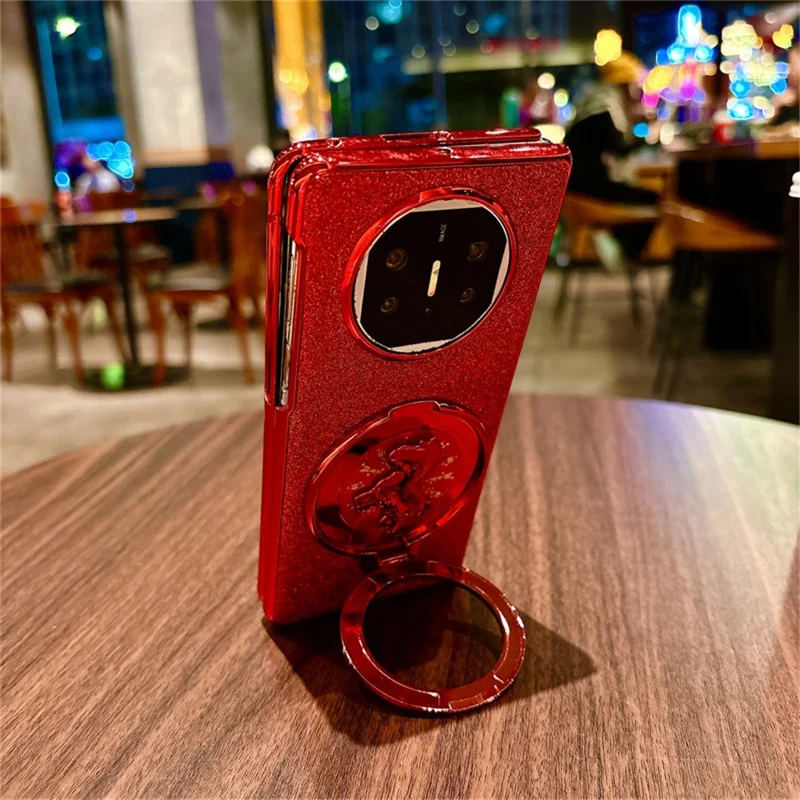 For Huawei Mate X5 Case Carousel Style Rotating Kickstand Hard PC Phone Cover
