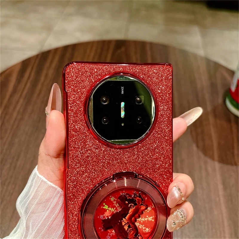 For Huawei Mate X5 Case Carousel Style Rotating Kickstand Hard PC Phone Cover