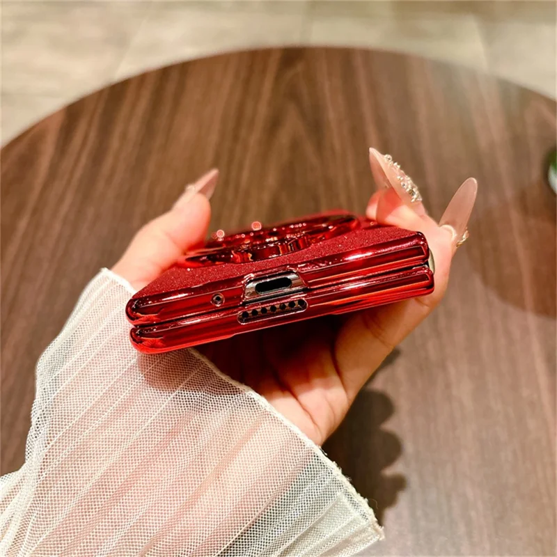 For Honor Magic Vs2 5G Case Carousel Style Rotating Kickstand Hard PC Phone Cover