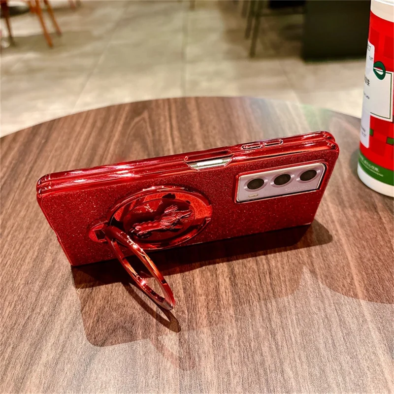 For Honor Magic Vs2 5G Case Carousel Style Rotating Kickstand Hard PC Phone Cover