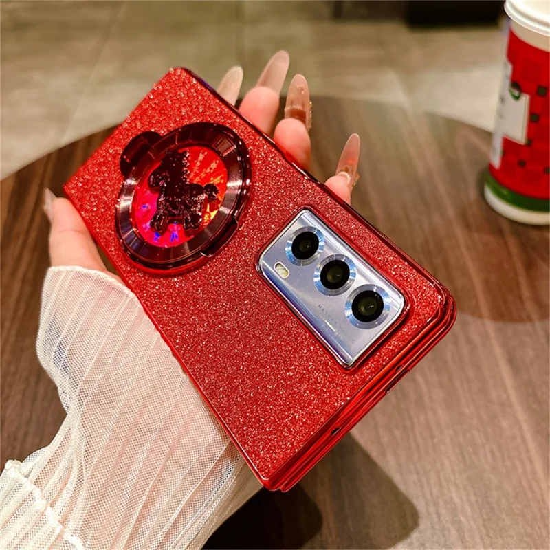 For Honor Magic Vs2 5G Case Carousel Style Rotating Kickstand Hard PC Phone Cover