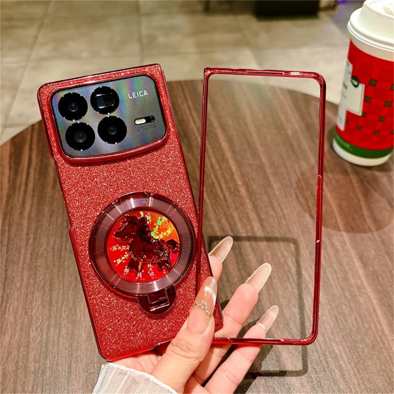 For Xiaomi Mix Fold 4 5G Case Carousel Style Rotating Kickstand Hard PC Phone Cover