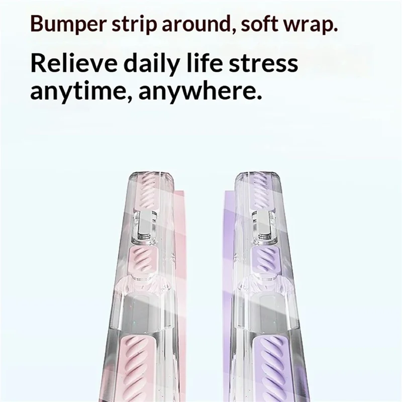 Coque pour iPhone 17 Pro Max, Antichoc, TPE + TPU, Dos Transparent, Découpe Appareil Photo Large - Violet