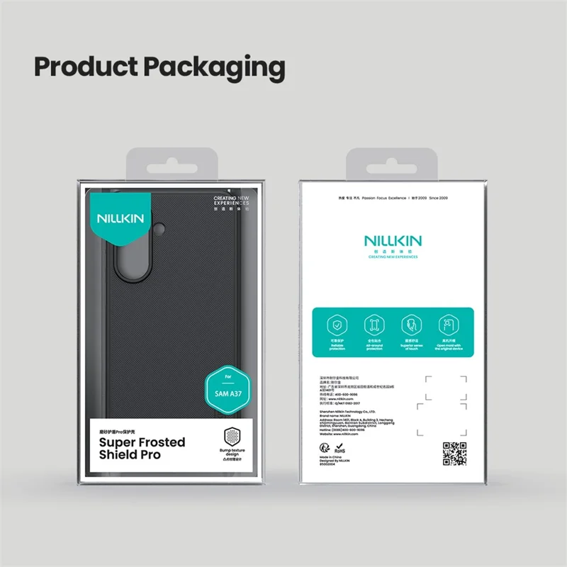 NILLKIN Frosted Shield Pro For Samsung Galaxy A37 5G Case Matte PC + TPU Phone Cover