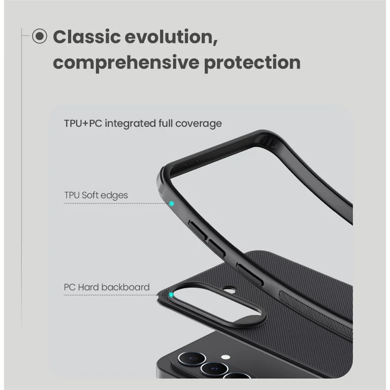 NILLKIN Frosted Shield Pro For Samsung Galaxy A37 5G Case Matte PC + TPU Phone Cover