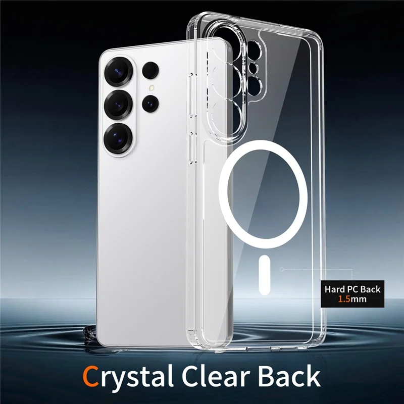 Bulk Purchasing For Samsung Galaxy S26 Ultra Magnetic Case Crystal Clear 1.5mm TPU PC Phone Back Cover