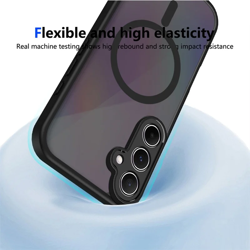 For Samsung Galaxy S24 FE Magnetic Case Skin Touch Matte Translucent PC + TPU Anti-Drop Phone Cover