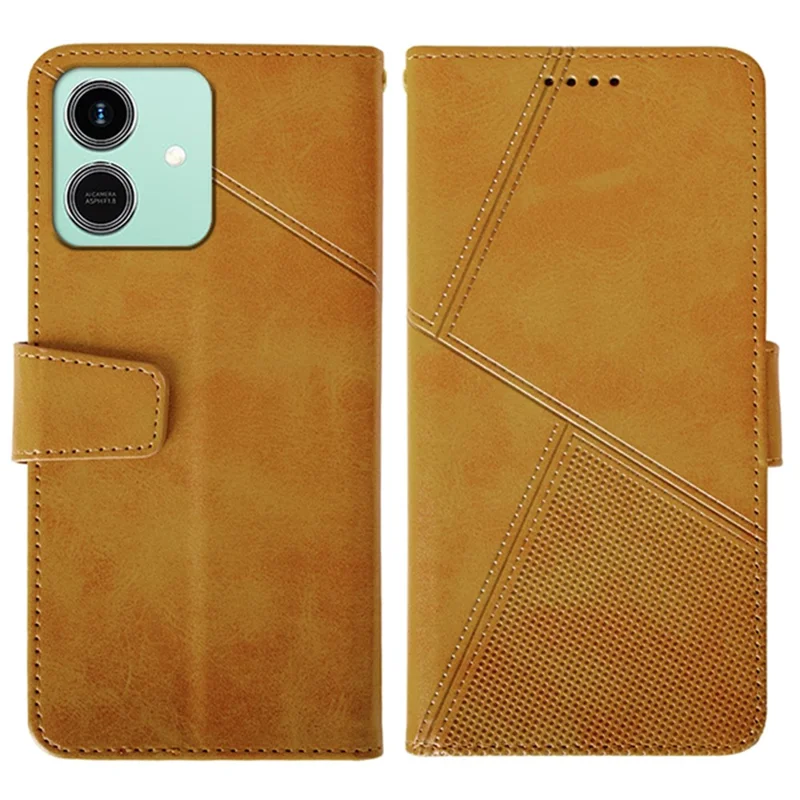 IDEWEI For Honor Play10 4G Case Leather Wallet Phone Cover Stand Calf Texture - Brown