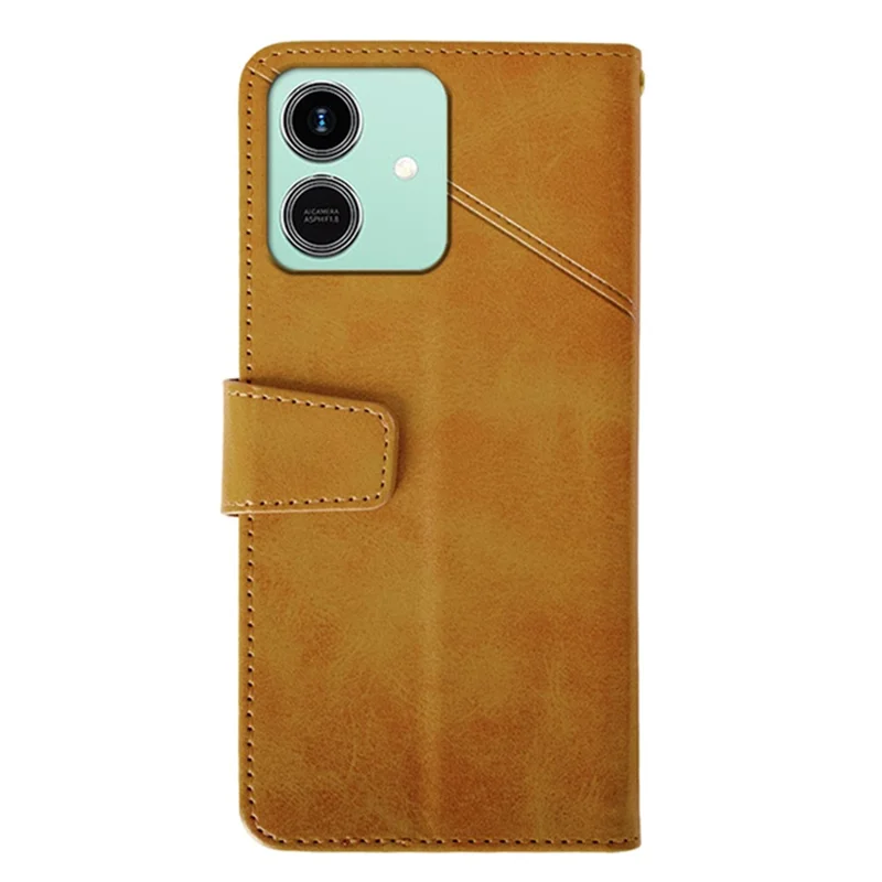 IDEWEI For Honor Play10 4G Case Leather Wallet Phone Cover Stand Calf Texture - Brown