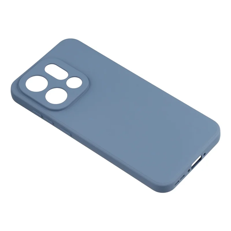 For Oppo Find X9 5G Case TPU Back Soft Anti-Scratch Fiber Lining Phone Cover - Grey