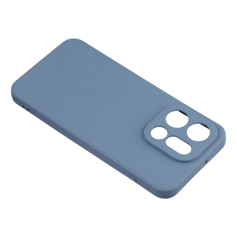 For Oppo Find X9 5G Case TPU Back Soft Anti-Scratch Fiber Lining Phone Cover - Grey