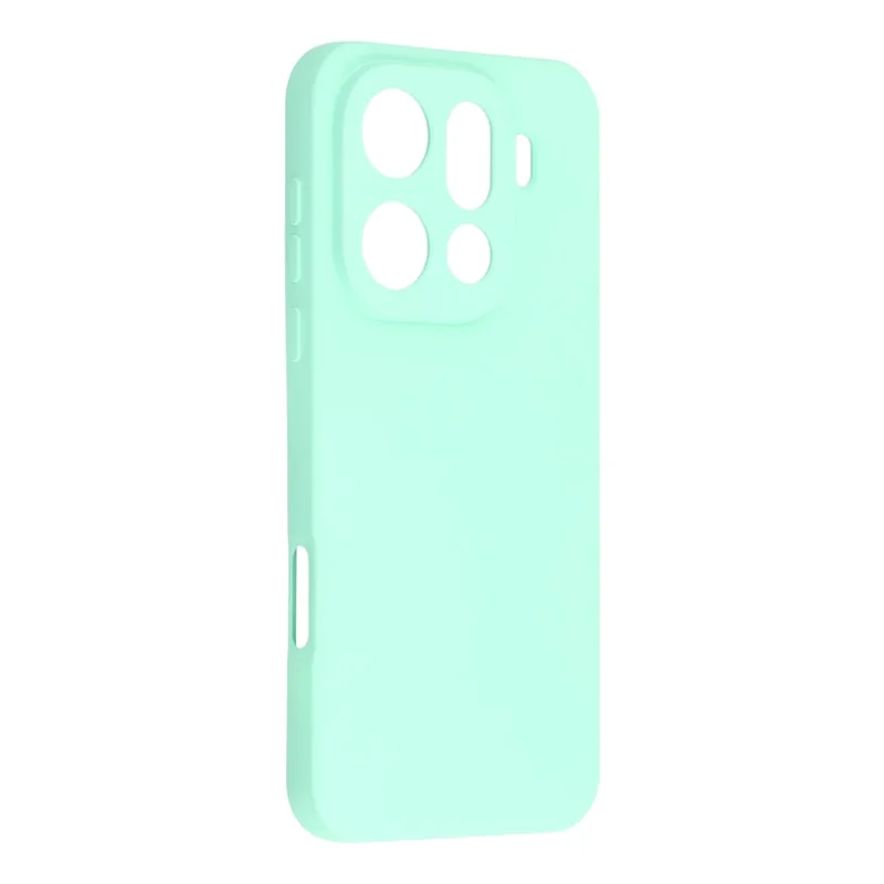 For Oppo Find X9 Pro 5G Case TPU Back Soft Anti-Scratch Fiber Lining Phone Cover - Baby Blue