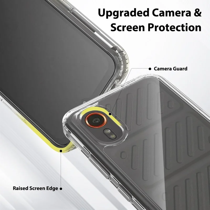 Bulk Purchasing For Samsung Galaxy Xcover7 Case 1.5mm TPU PC Anti Scratch Shockproof Phone Cover - Transparent