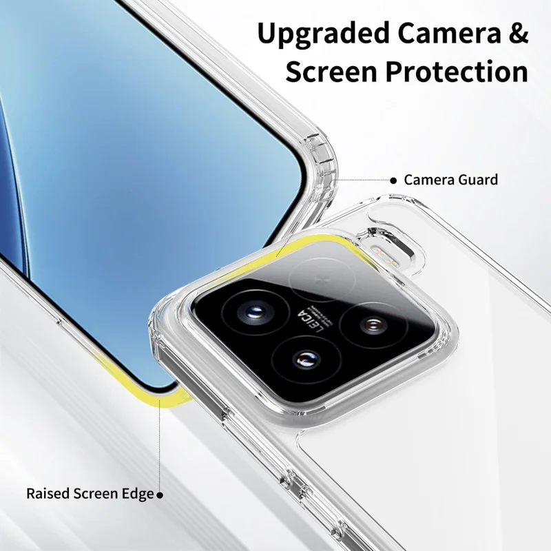 Compra al por mayor para funda transparente de teléfono resistente a rayones y a golpes TPU PC 1,5 mm para Xiaomi 15