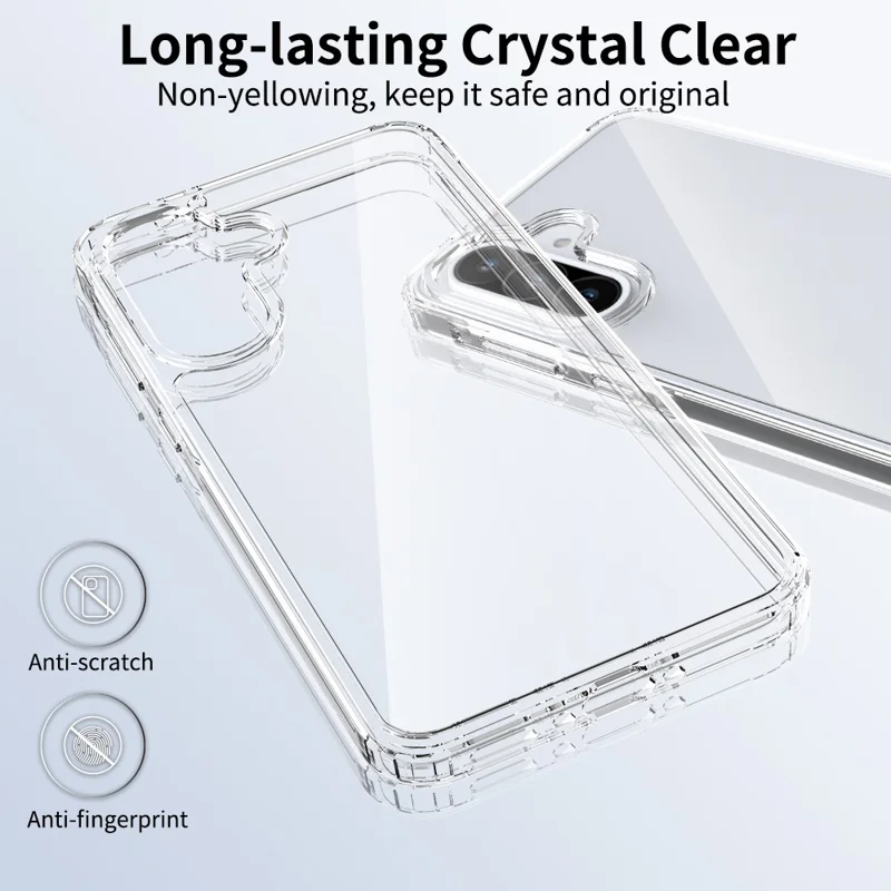 Bulk Purchasing For Samsung Galaxy A36 5G Case 1.5mm TPU PC Anti Scratch Shockproof Phone Cover - Transparent