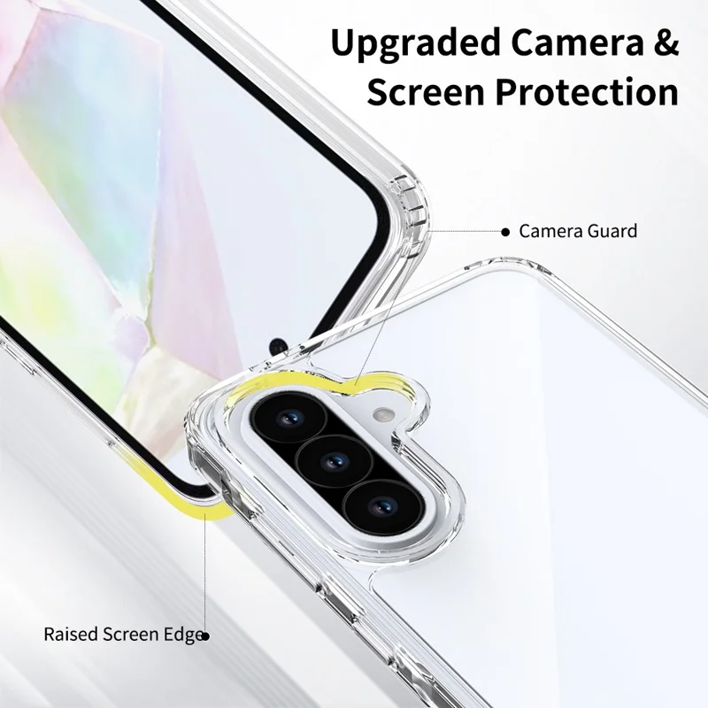 Bulk Purchasing For Samsung Galaxy A36 5G Case 1.5mm TPU PC Anti Scratch Shockproof Phone Cover - Transparent