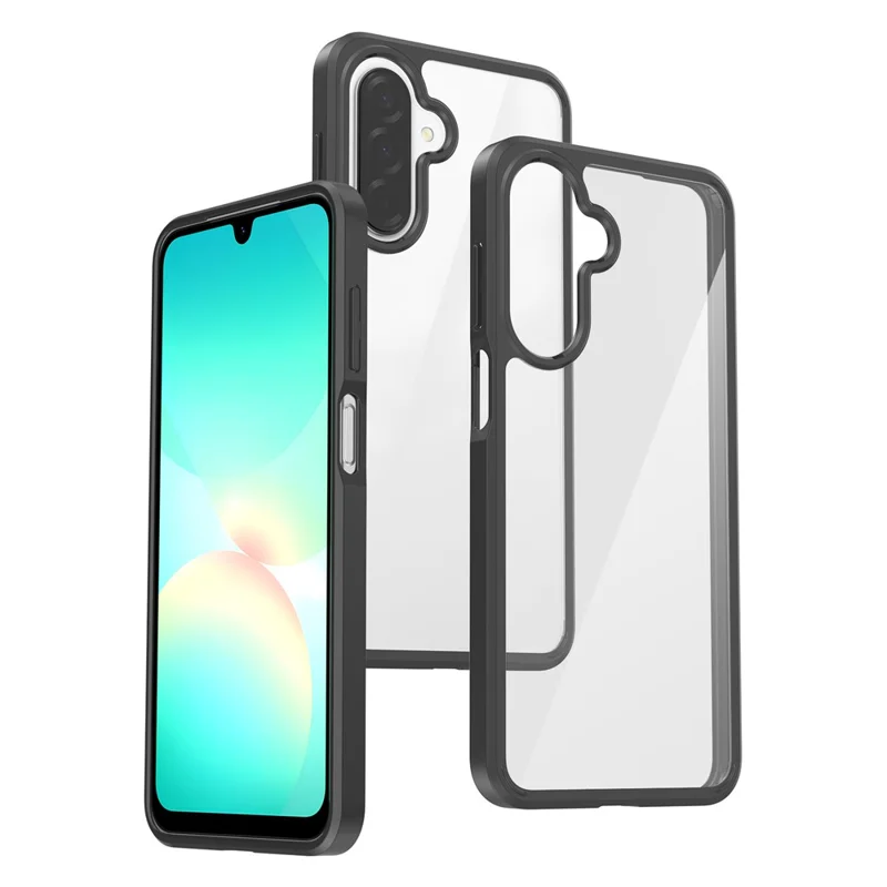 Bulk Purchasing For Samsung Galaxy A16 5G Case 1.5mm TPU PC Anti Scratch Shockproof Phone Cover  - Black