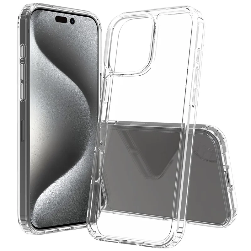Compra em Volume para Capa iPhone 16 Pro Max 1,5 mm TPU PC Antiarranhões à Prova de Choque Capa Transparente