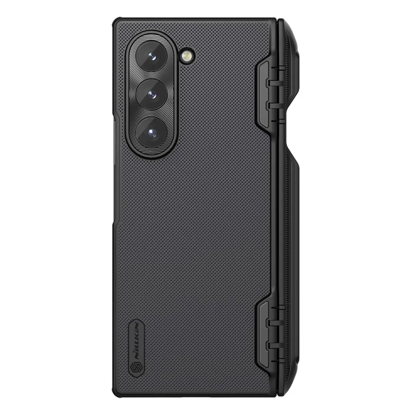 NILLKIN Super Frosted Shield Fold for Samsung Galaxy Z Fold6 5G Case PC Matte Phone Cover with Pen Slot - Black