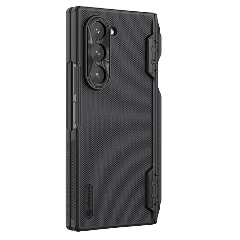 NILLKIN Super Frosted Shield Fold for Samsung Galaxy Z Fold6 5G Case PC Matte Phone Cover with Pen Slot - Black