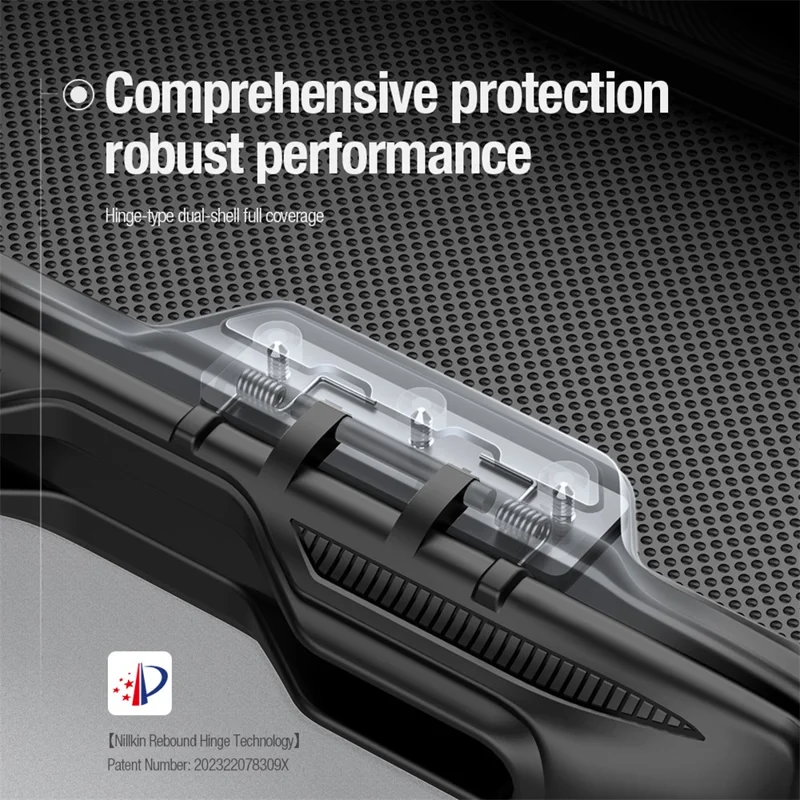 NILLKIN Super Frosted Shield Fold for Samsung Galaxy Z Fold6 5G Case PC Matte Phone Cover with Pen Slot - Black