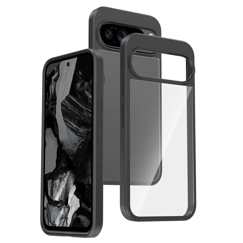 Bulk Purchasing For Google Pixel 10 Pro XL Case 1.5mm TPU PC Anti Scratch Shockproof Phone Cover - Black