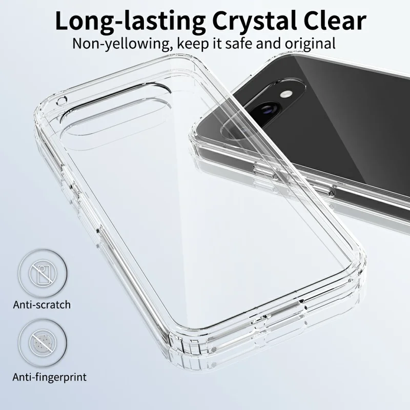 Bulk Purchasing For Google Pixel 9a Case 1.5mm TPU PC Anti Scratch Shockproof Phone Cover  - Transparent
