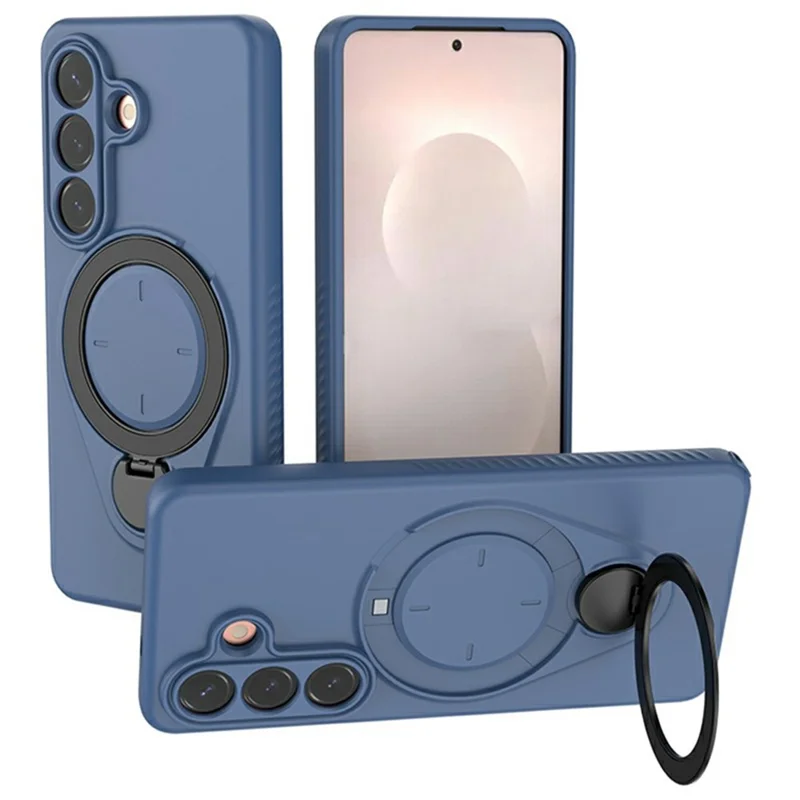 For Samsung Galaxy S26 Kickstand Case Drop Proof TPU Phone Cover Support Magnetic Car Mount - Blue