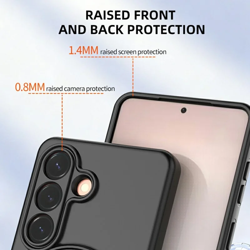 For Samsung Galaxy S26 Kickstand Case Drop Proof TPU Phone Cover Support Magnetic Car Mount - Blue