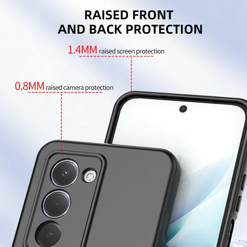 Custodia Magnetica per Xiaomi Redmi 15 4G (UE) (171 mm) / 15 5G (UE) (171 mm) con Supporto Girevole a 360°, Cover in TPU e PC per Telefono - Nero