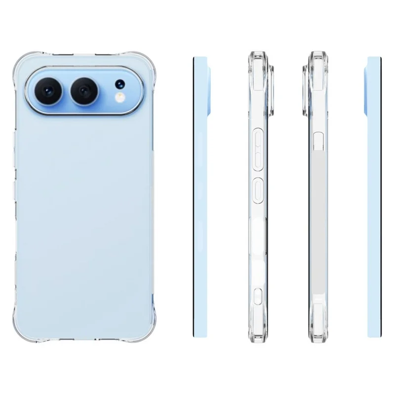 For Honor 500 5G Clear Case Anti-Shock TPU Phone Cover Reinforced Corners