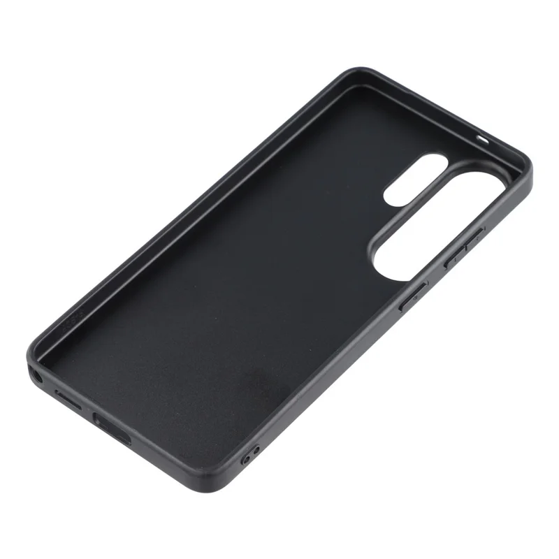 X-LEVEL Bojue-3 Серия для чехла Samsung Galaxy S26 Ultra, кожаное покрытие, задняя панель из ПК+ТПУ - Черный