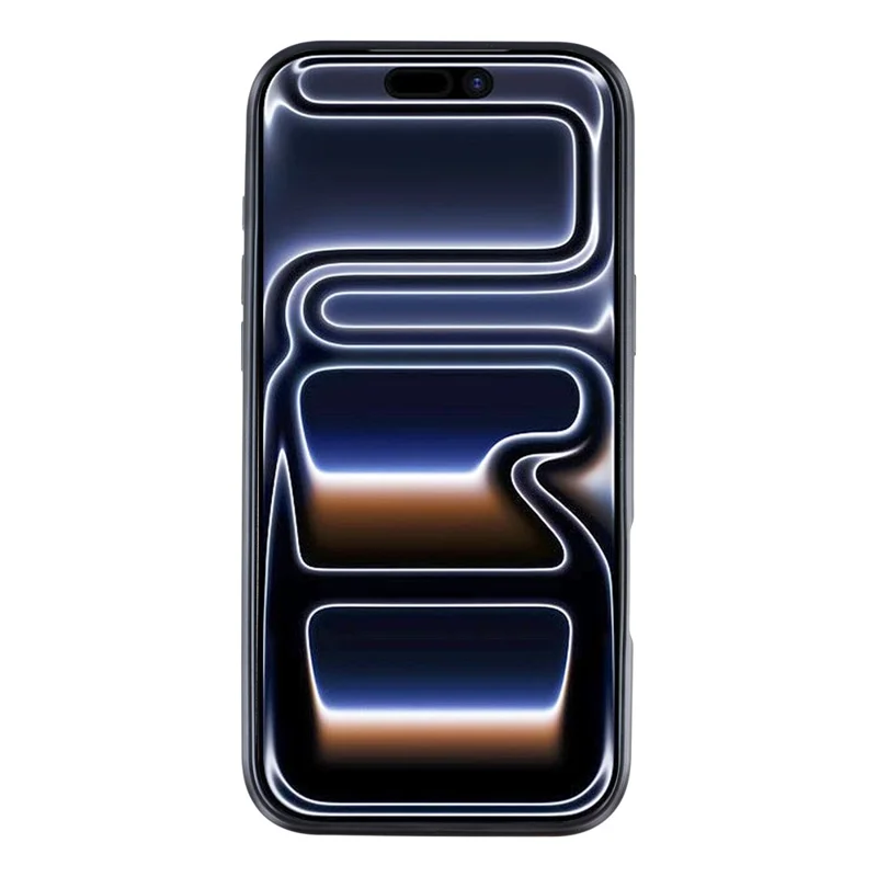 KIGC Capa para iPhone 17 Pro Max Compatível com MagSafe Capa para Telemóvel com Revestimento PC + TPU + PU com Galvanoplastia - Cinzento