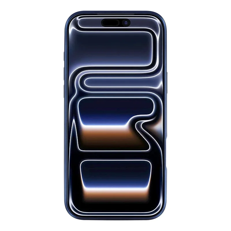 KIGC Capa para iPhone 17 Pro Max Compatível com MagSafe Capa Híbrida com Textura de Crocodilo - Azul