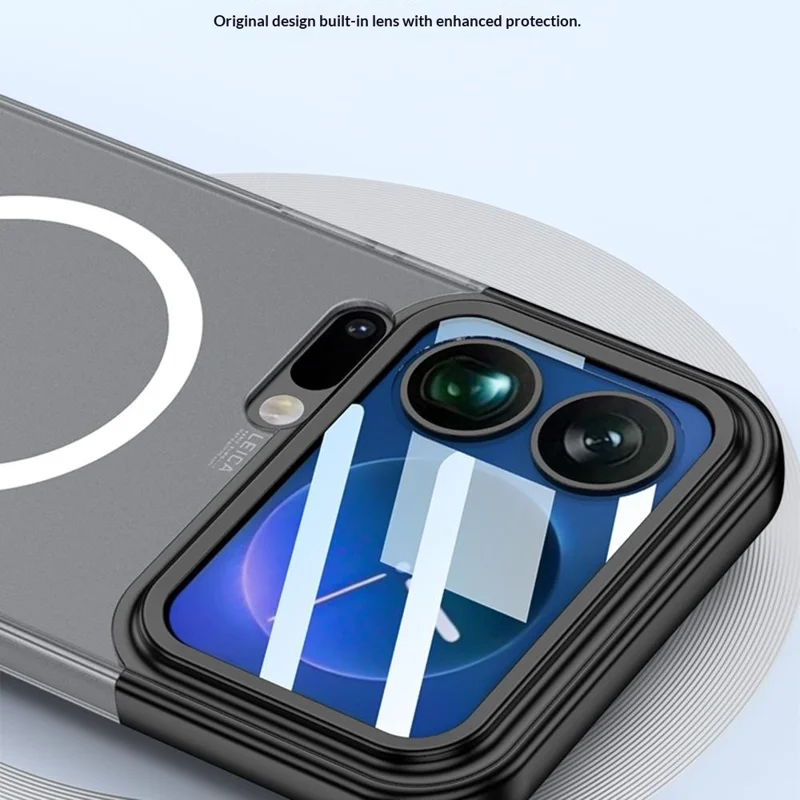 GKK For Xiaomi 17 Pro Magnetic Case Contrast Color Translucent PC Phone Cover - Purple