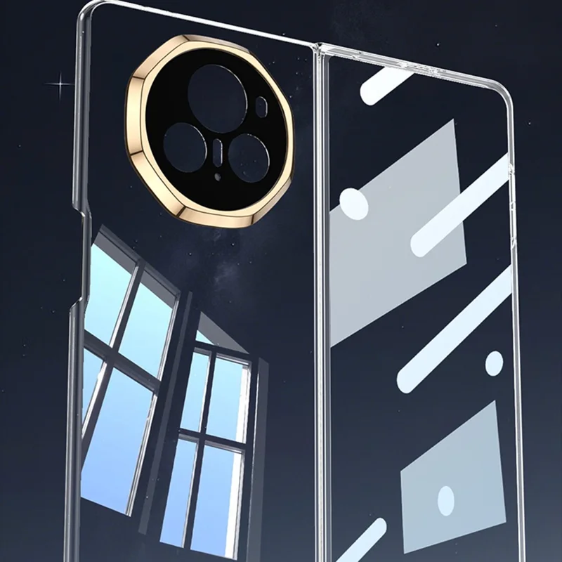 GKK For Honor Magic V3 5G Case Hard PC Ultra Slim Phone Cover with Front Tempered Glass Film - Black