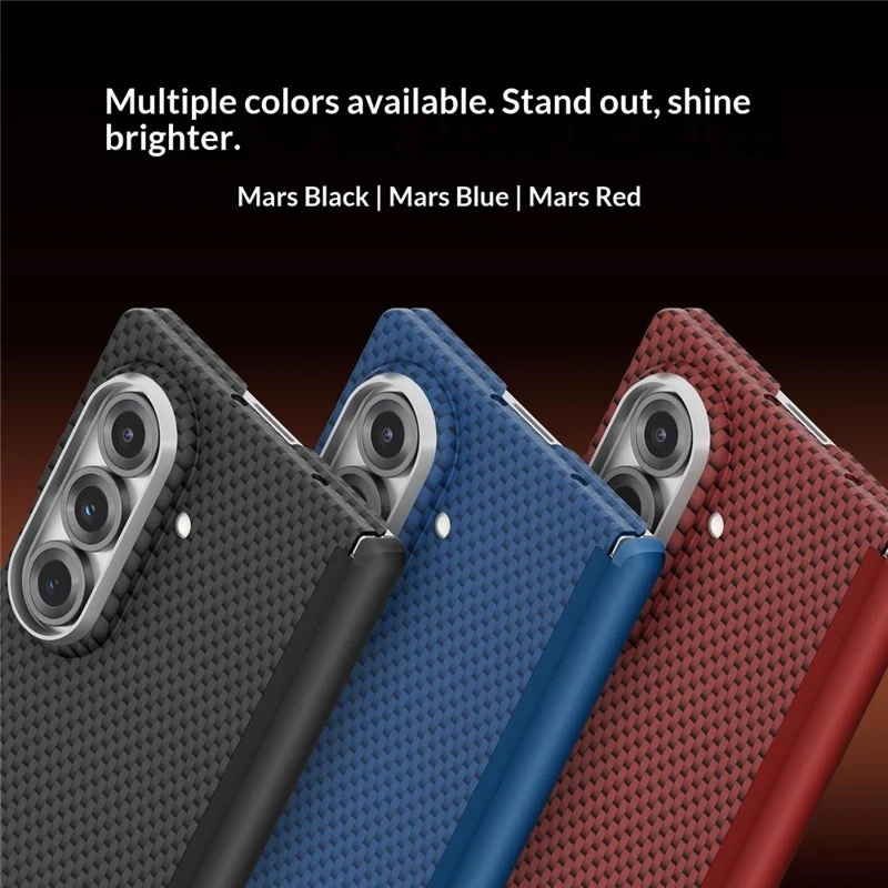 غطاء GKK لهاتف سامسونج جالكسي Z Fold7 5G، غطاء رفيع من مادة البولي كربونات بنمط مزدوج المحور مع مفصل مغناطيسي وحماية جانبية - أسود